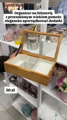 Pepco Organizer na biżuterię z przeszklonym wiekiem oferta