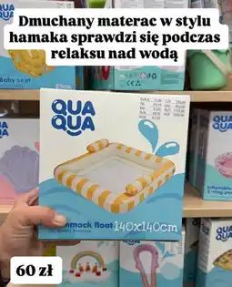 Pepco Dmuchany materac w stylu hamaka QUA QUA 140x140cm oferta
