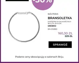 Briju Bransoletka srebro BN-002863 oferta