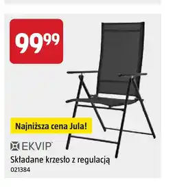 Jula Krzesło składane Ekvip oferta