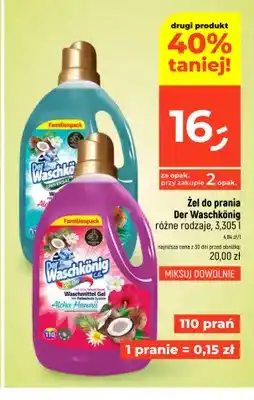 Dealz Żel do prania Der Waschkönig Universal oferta