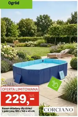 Leroy Merlin Basen składany dla dzieci z pokrywą CORCIANO 185x140x45cm oferta