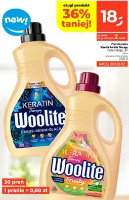 Dealz Płyn do prania Woolite Keratin Therapy Fruity Mix Colors 30 prań oferta