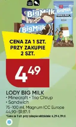 Chata Polska Lody big milk magnum icc europe oferta