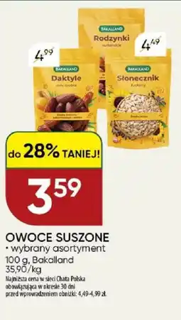 Chata Polska Owoce suszone bakalland oferta