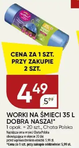 Chata Polska Worki na śmieci 35 l dobra nasza oferta