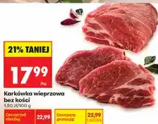 Biedronka Karkówka wieprzowa bez kości oferta