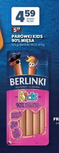 Stokrotka Parówki Kids Berlinki oferta