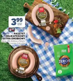 Stokrotka JBB PASZTET DELIKATESOWY EXTRA DROBIOWY 250 g: JBB, drobiowy z filetem z szynką oferta