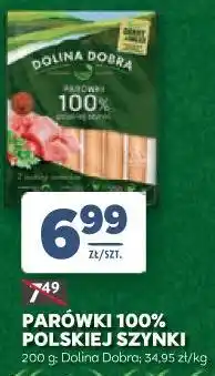 Stokrotka Dolina Dobra PARÓWKI 100% POLSKIEJ SZYNKI oferta