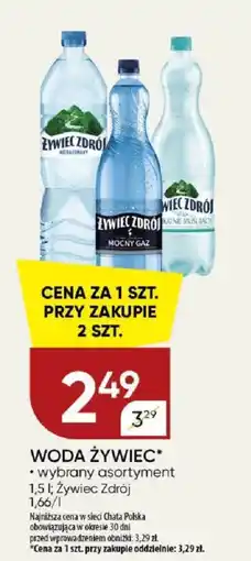 Chata Polska Woda żywiec żywiec zdrój oferta
