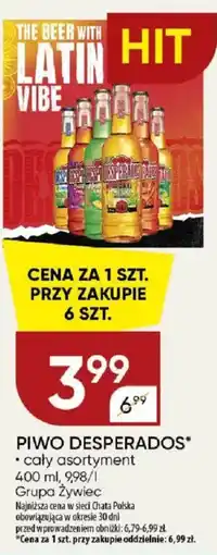 Chata Polska Piwo desperados grupa żywiec oferta