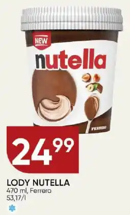 Chata Polska Lody nutella ferrero oferta