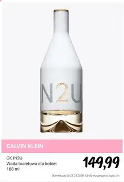 Rossmann Woda toaletowa dla kobiet Calvin Klein CK IN2U oferta