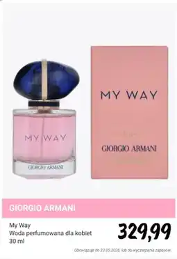 Rossmann Woda perfumowana dla kobiet GIORGIO ARMANI My Way oferta