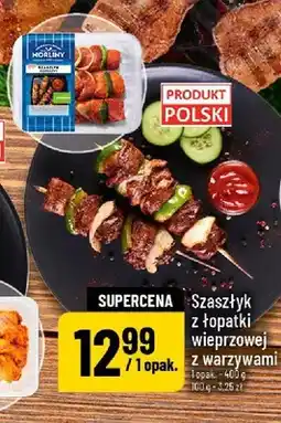 Polomarket Szaszłyk z łopatki wieprzowej z warzywami Morliny oferta