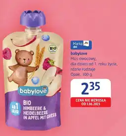 dm drogerie markt Mus owocowy Babylove oferta