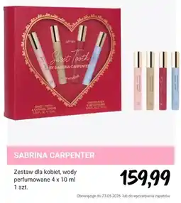 Rossmann Zestaw dla kobiet wody perfumowane Sabrina Carpenter 4-pak oferta