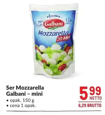 Makro Ser Mozzarella Galbani mini oferta