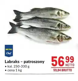 Makro Labraks patroszony kal oferta