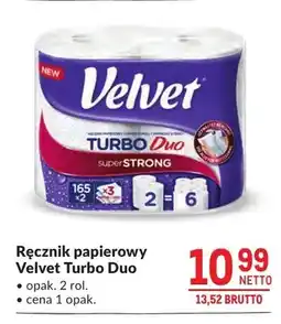 Makro Ręcznik papierowy Velvet Turbo Duo oferta
