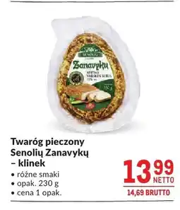 Makro Twaróg pieczony Senolių Zanavykų klinek oferta