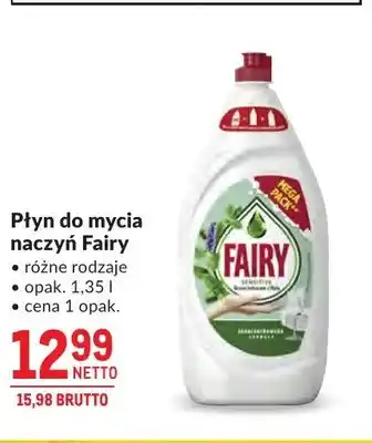 Makro Płyn do mycia naczyń Fairy oferta