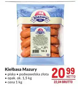 Makro Kiełbasa Mazury piska oferta