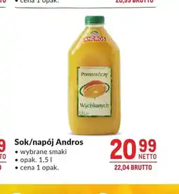 Makro Sok z pomarańczy wyciskanych Andros oferta