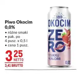 Makro Piwo bezalkoholowe Okocim 0,0% oferta