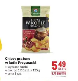 Makro Chipsy prażone w kotle Przysnacki oferta