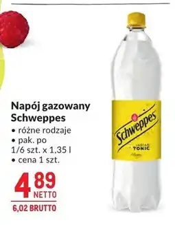 Makro Napój gazowany Schweppes oferta