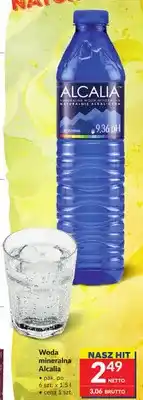 Makro Woda mineralna Alcalia 6-pak oferta