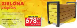 Makro Donica Modern Natura drewno sosnowe stal 70x41x63cm nature/black oferta