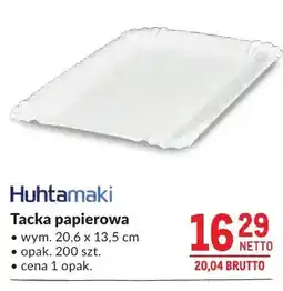 Makro Tacka papierowa Huhtamaki wym. 20,6x13,5cm oferta