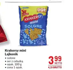 Makro Krakersy mini Lajkonik solone oferta