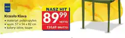 Makro Krzesło Kiava olive oferta