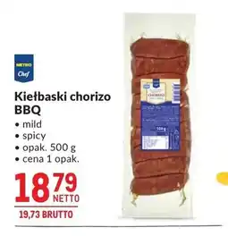 Makro Kiełbaski chorizo BBQ mild oferta