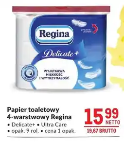 Makro Papier toaletowy 4-warstwowy Regina Delicate+ oferta