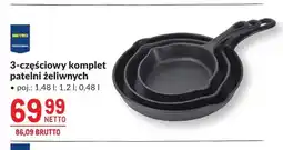 Makro 3-częściowy komplet patelni żeliwnych METRO PROFESSIONAL oferta