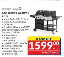 Makro Grill gazowo-węglowy 3 + 1 Tarrington House oferta