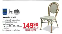 Makro Krzesło Nadi bamboo/green/beige oferta
