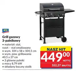 Makro Grill gazowy 3-palnikowy aro oferta