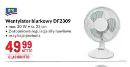 Makro Wentylator biurkowy aro DF2309 moc 30W śr. 23cm oferta