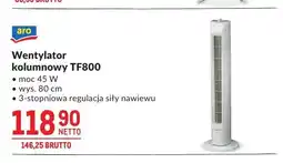 Makro Wentylator kolumnowy aro TF800 moc 45W wys. 80cm oferta