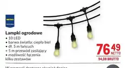 Makro Lampki ogrodowe METRO Professional 10 LED ciepła biel 5m oferta