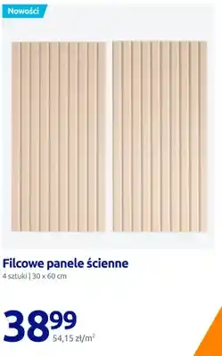 Action Filcowe panele ścienne 4-pak 30x60cm oferta