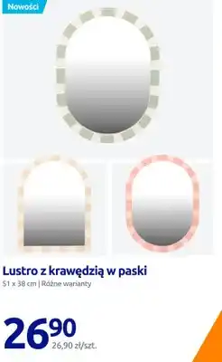 Action Lustro z krawędzią w paski 51x38cm oferta