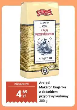 Dino Makaron krajanka z dodatkiem przyprawy kurkumy Arc-pol oferta