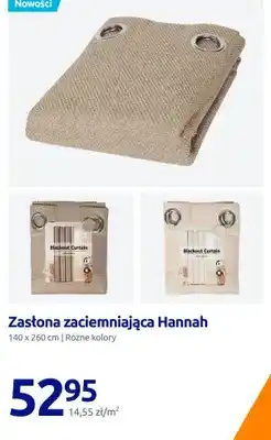 Action Zasłona zaciemniająca Hannah 140x260cm oferta